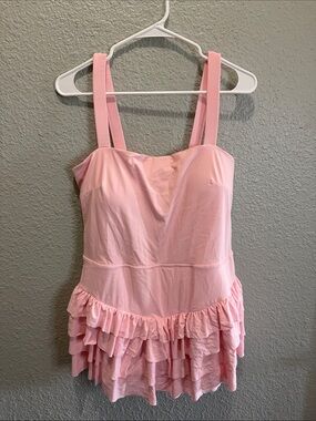 JoyLab Women’s Pink Ruffle One-Piece Tennis dress size XL